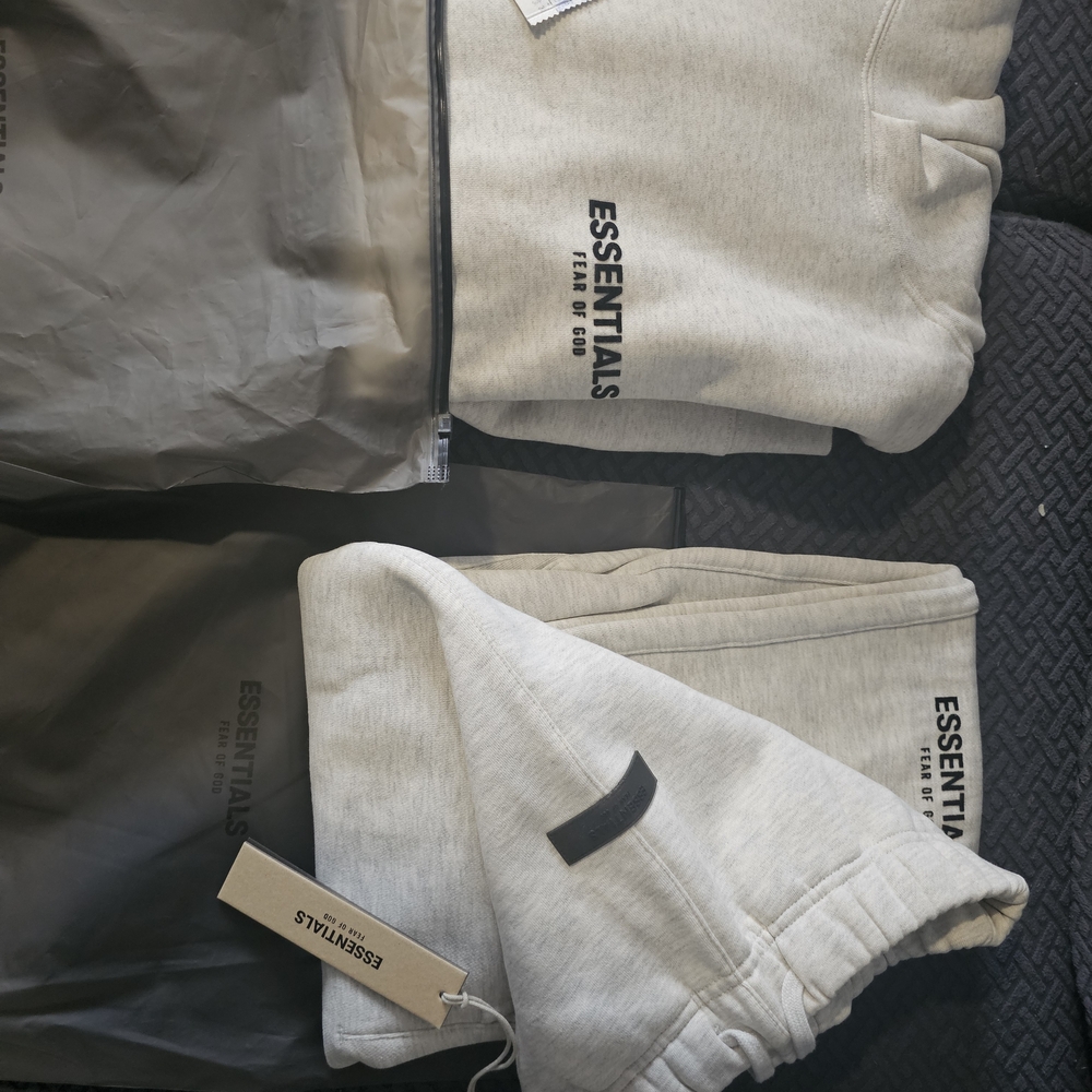 Essentials FEAR OF GOD Heather Gray Sweatpants